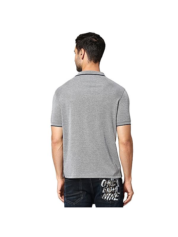 KILLER Men Grey Solid T-Shirts