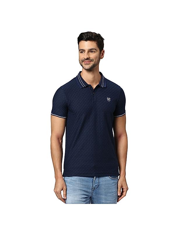 KILLER Men Navy Solid T-Shirts