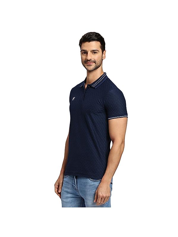 KILLER Men Navy Solid T-Shirts