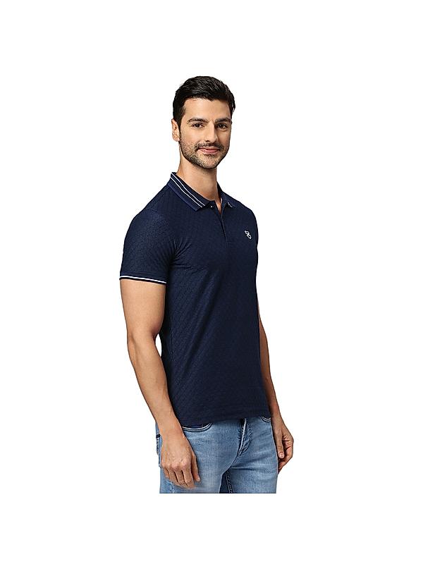 KILLER Men Navy Solid T-Shirts