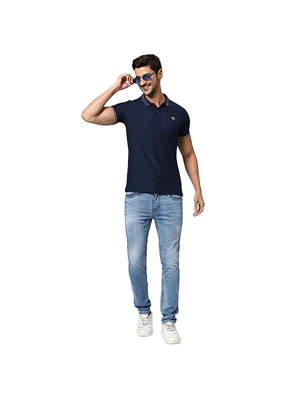 KILLER Men Navy Solid T-Shirts