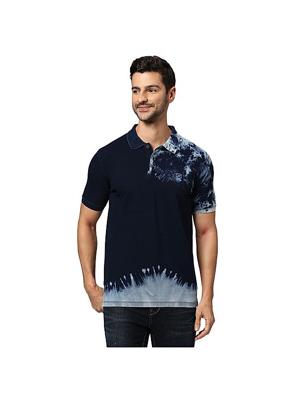 KILLER Men Blue Ombre T-Shirts