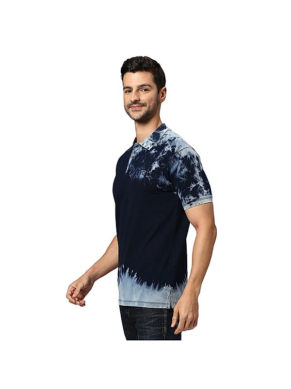 KILLER Men Blue Ombre T-Shirts