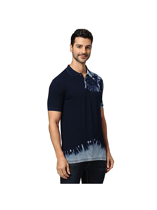 KILLER Men Blue Ombre T-Shirts