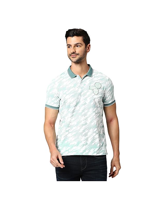 KILLER Men Light Green Printed T-Shirts