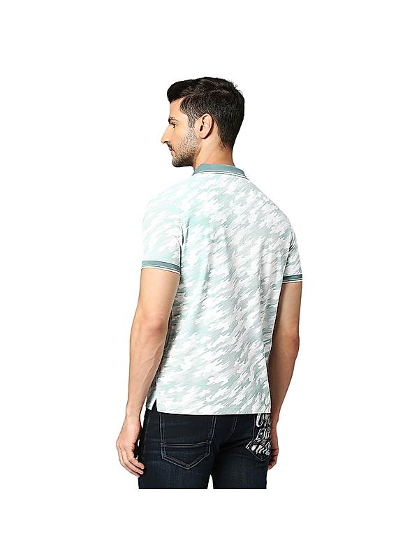 KILLER Men Light Green Printed T-Shirts