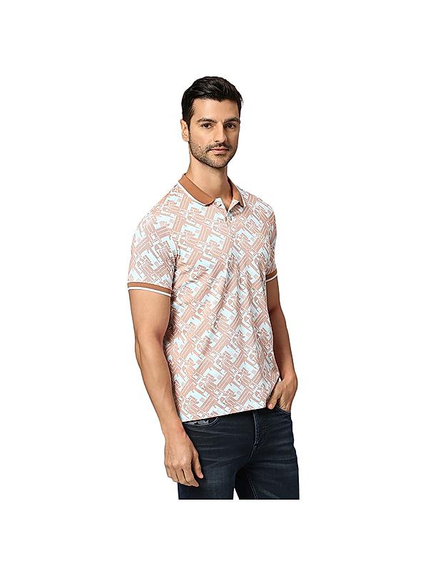 KILLER Men Peach Printed T-Shirts