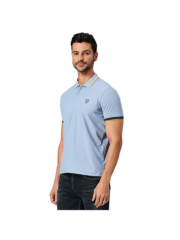 KILLER Men Blue Solid T-Shirts