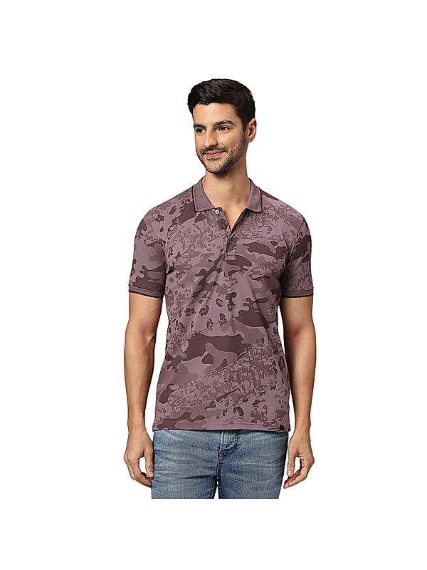 KILLER Men Purple Printed T-Shirts