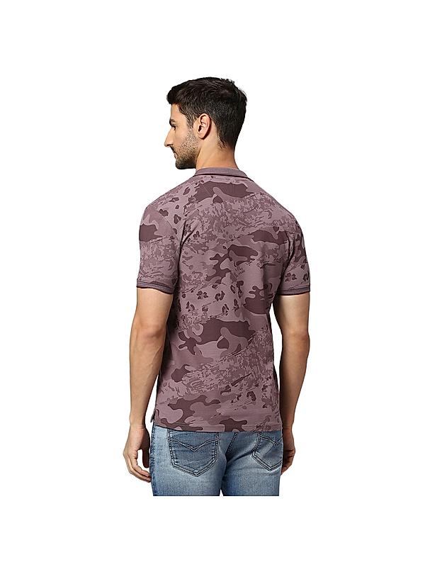 KILLER Men Purple Printed T-Shirts