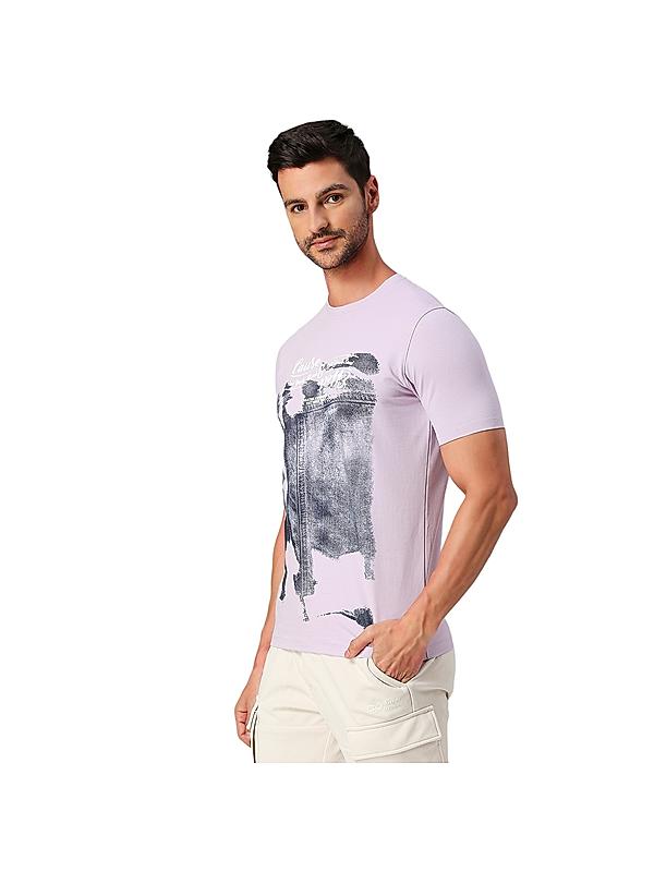 KILLER Men Purple Printed T-Shirts