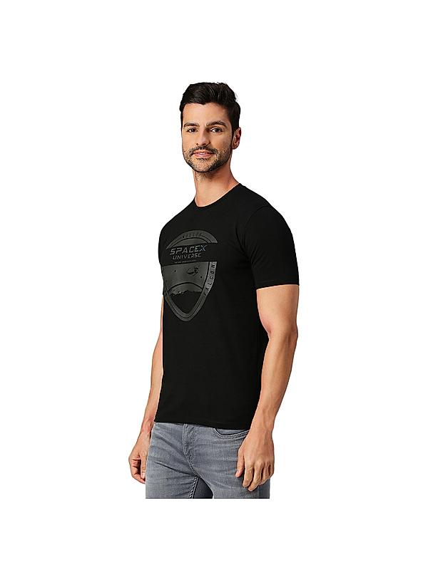 KILLER Men Black Printed T-Shirts