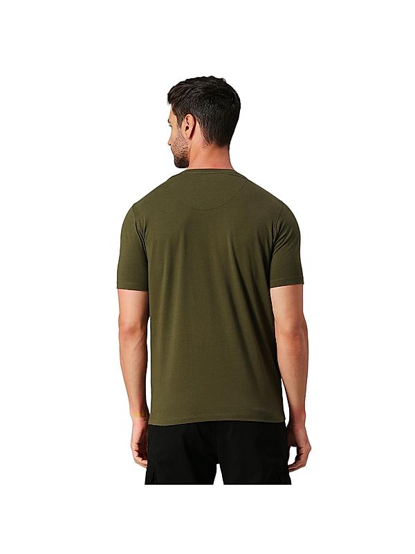 KILLER Men Dark Green Printed T-Shirts