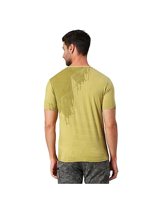 KILLER Men Green Printed T-Shirts