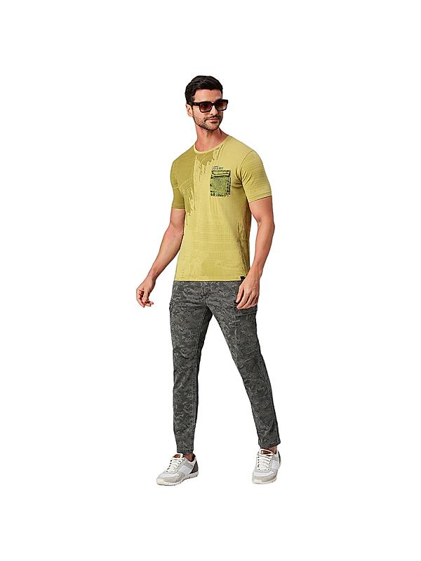 KILLER Men Green Printed T-Shirts