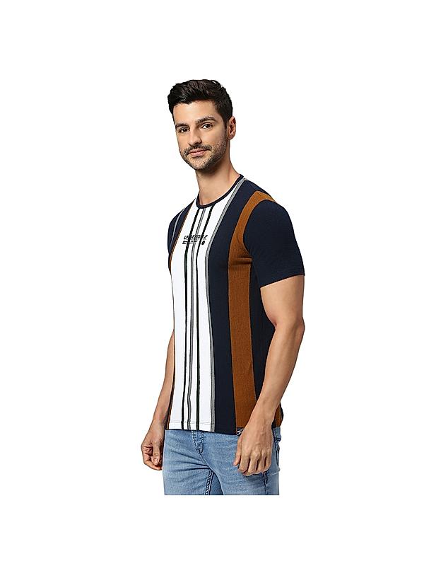 KILLER Men Navy Stripes T-Shirts