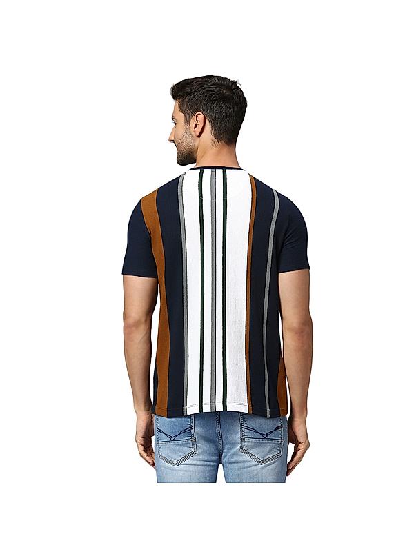 KILLER Men Navy Stripes T-Shirts