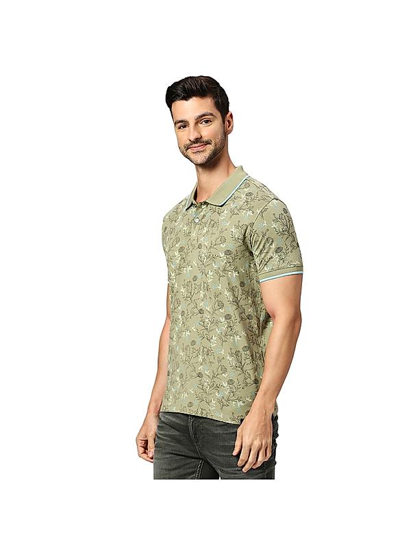 KILLER Men Light Green Printed T-Shirts