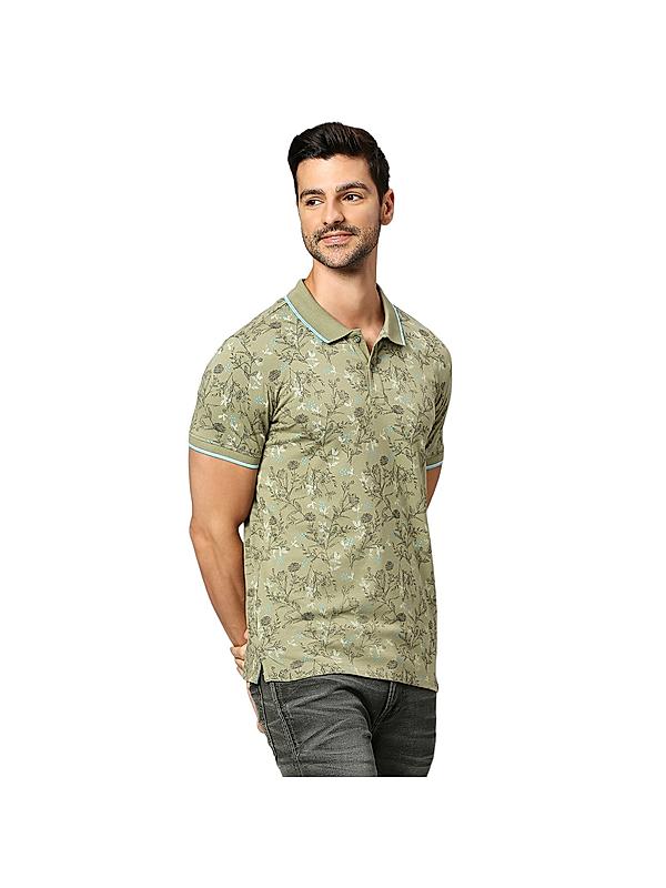 KILLER Men Light Green Printed T-Shirts