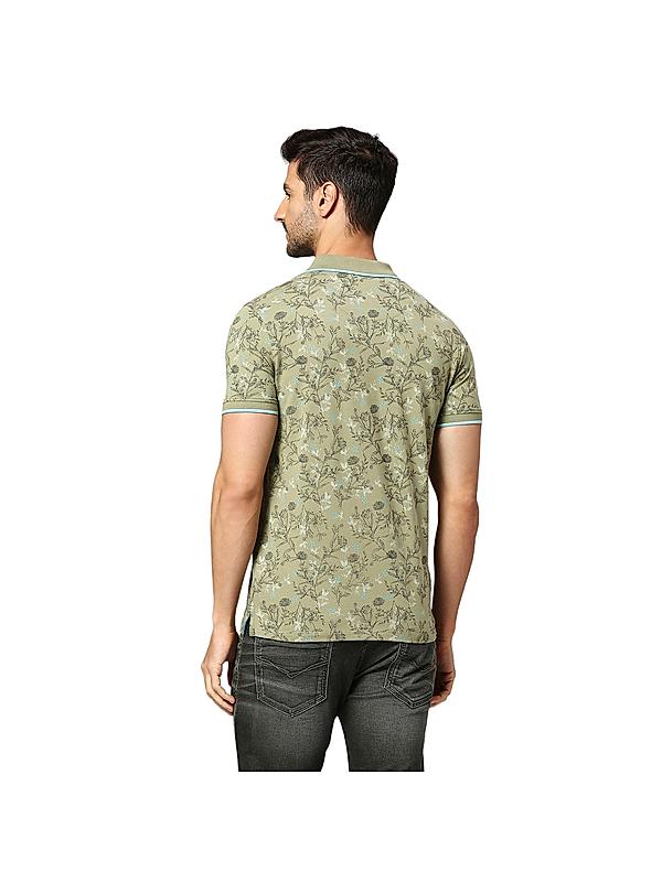 KILLER Men Light Green Printed T-Shirts