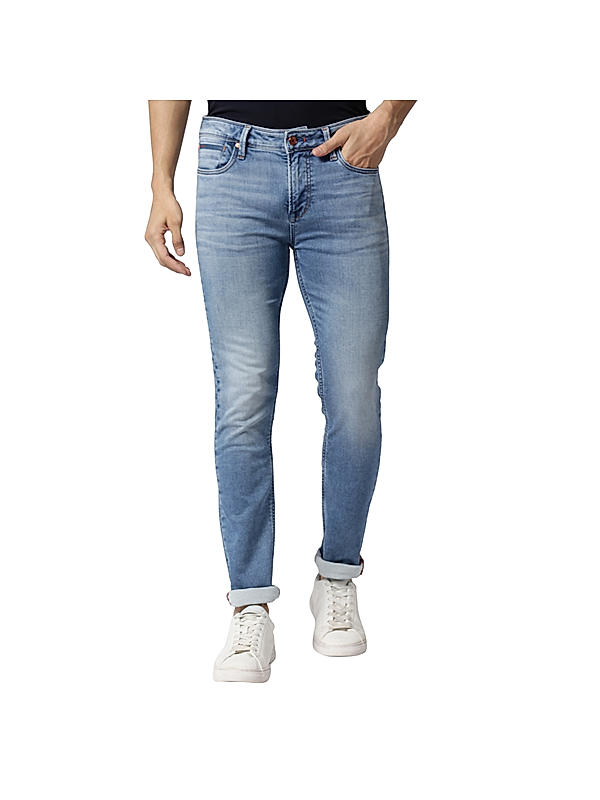 Killer Slim Fit Blue Solid Jeans