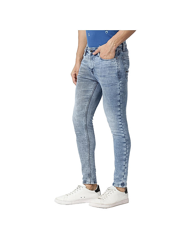 Killer Slim Fit Light Blue Solid Jeans