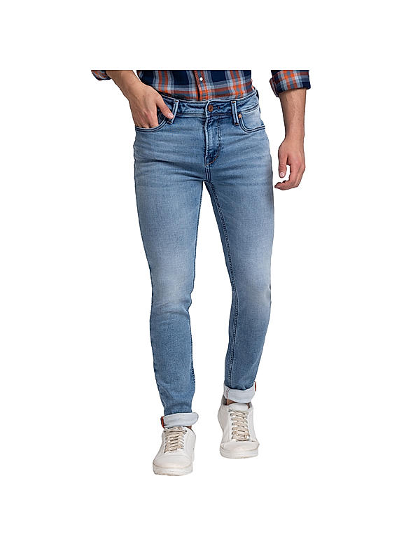 Killer Slim Fit Light Blue Solid Jeans