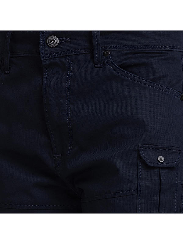 Killer Cargo Fit Navy Solid Cargo Jeans