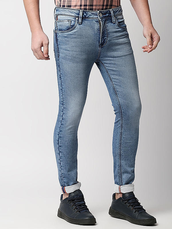 Killer Blue Solid Slim Fit Jeans