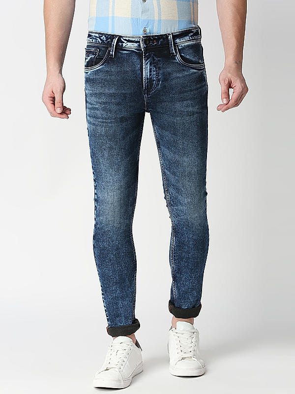 Killer Men's Dark Indigo Cotton Blend Jeans