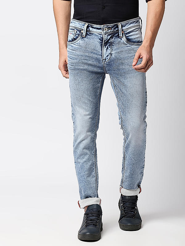 Killer Men's Light Indigo Cotton Blend Jeans