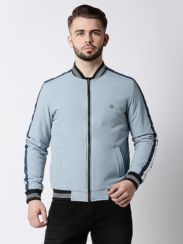 Killer Sky Blue Reversible Solid Stand Jackets