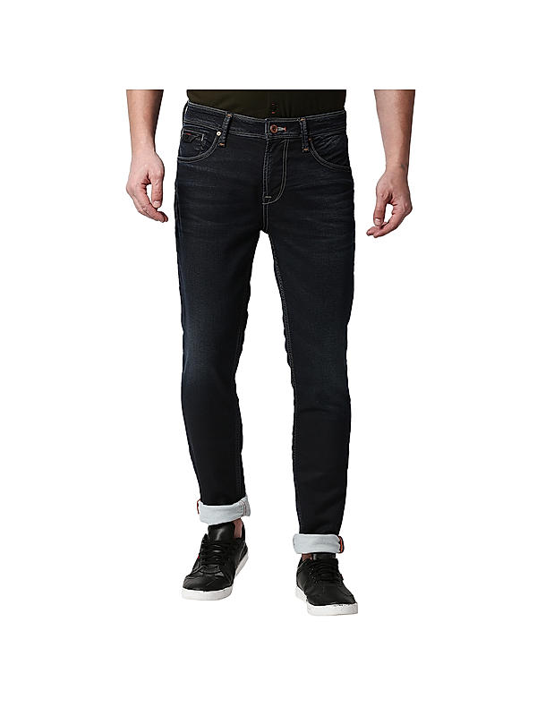 Killer Men's Dark Indigo Slim Fit Solid Jeans