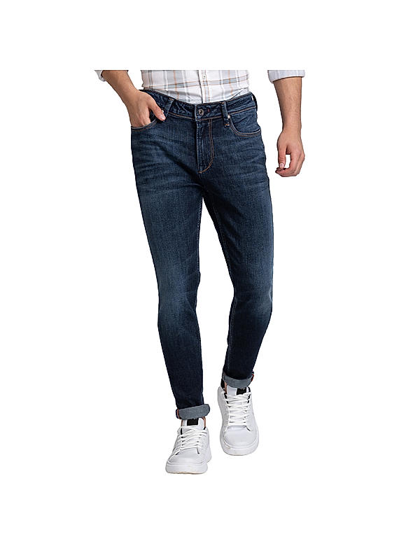 Killer Men's Slim Fit Solid Dark Indigo Jeans