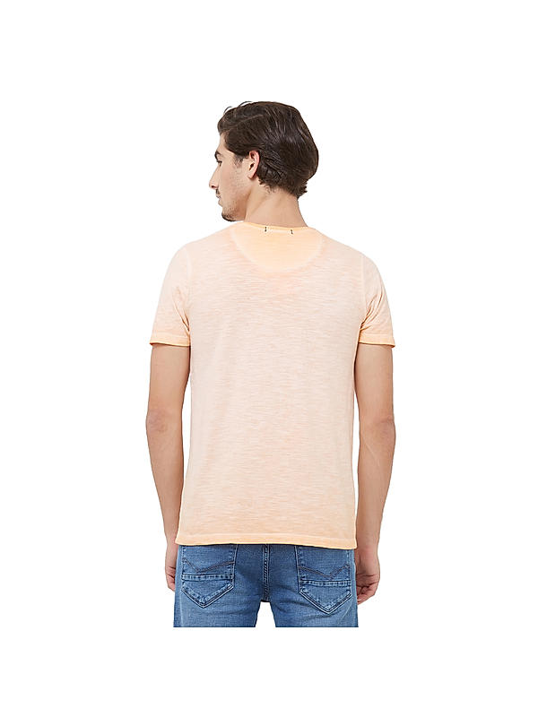 Killer Printed Orange T-Shirts For Men