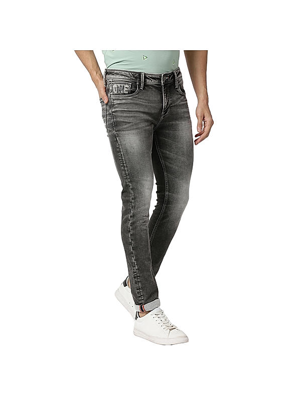 Killer Grey Solid Straight Fit Jeans