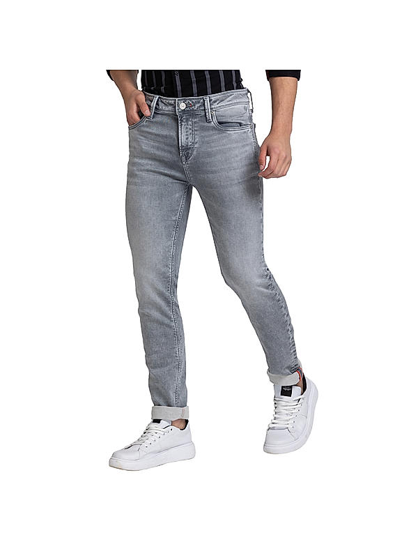 Killer Grey Solid Skiny Fit Jeans
