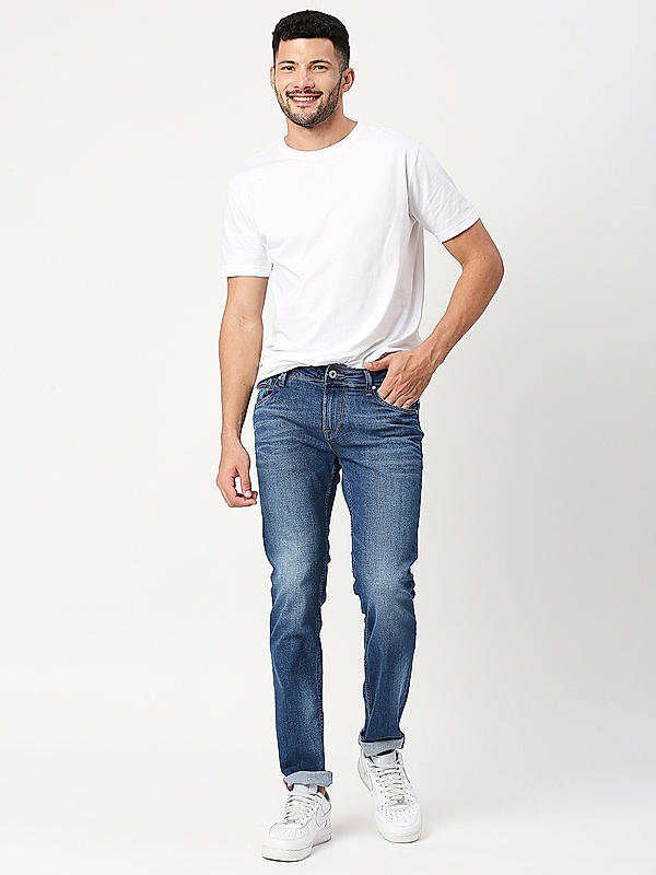Killer Blue Solid Slim Fit Jeans