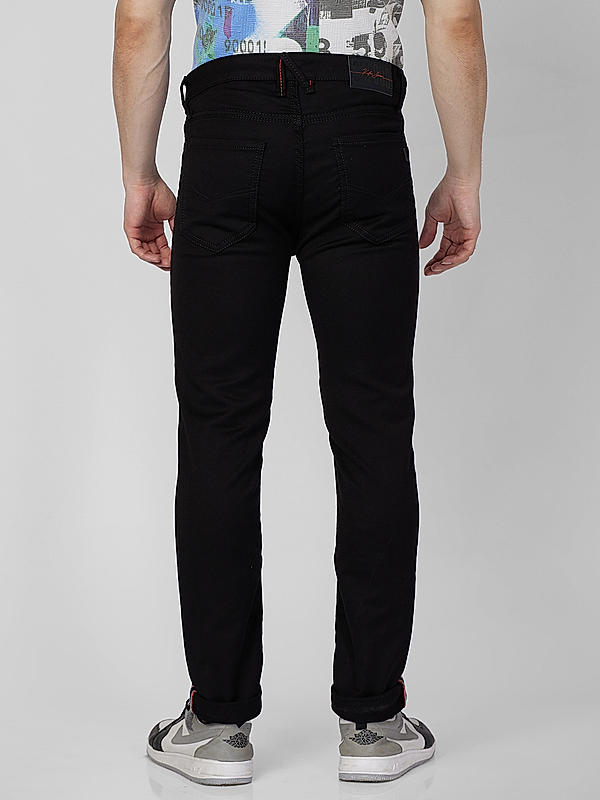 Killer Men Black Solid Straight Fit Jeans