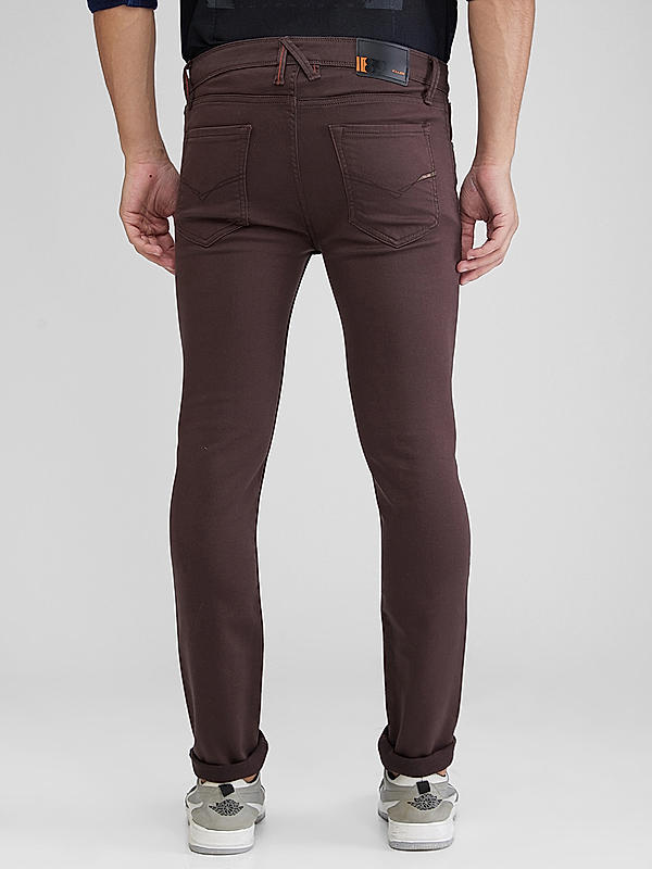 Killer Men Brown Solid Skinny Fit Jeans