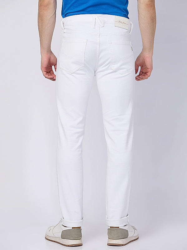 Killer Men White Solid Skinny Fit Jeans