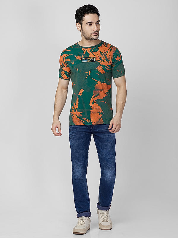 Killer Men Multicolour Regular Slim Fit T-Shirts