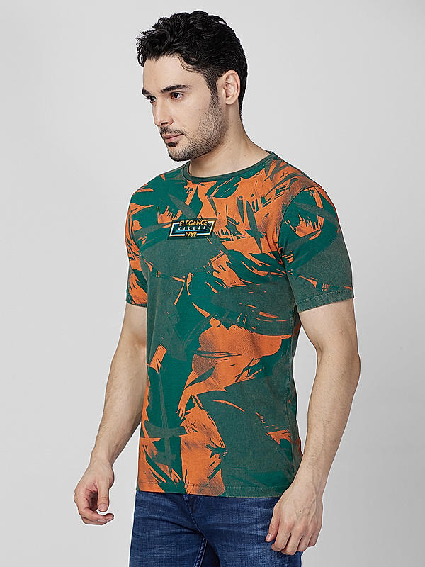 Killer Men Multicolour Regular Slim Fit T-Shirts