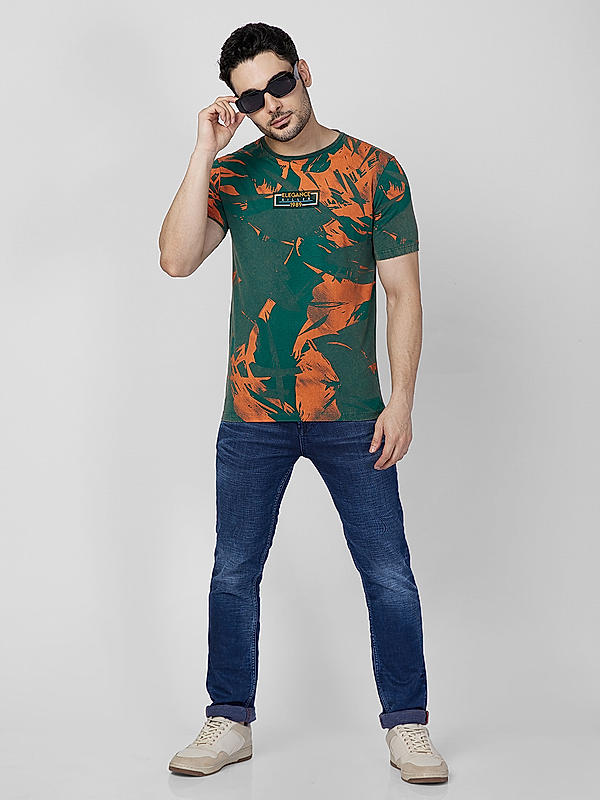 Killer Men Multicolour Regular Slim Fit T-Shirts