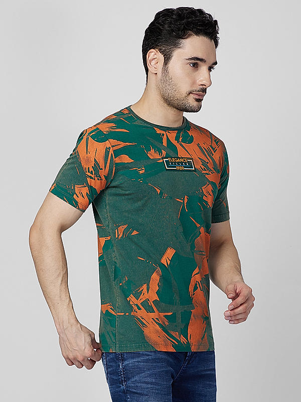 Killer Men Multicolour Regular Slim Fit T-Shirts