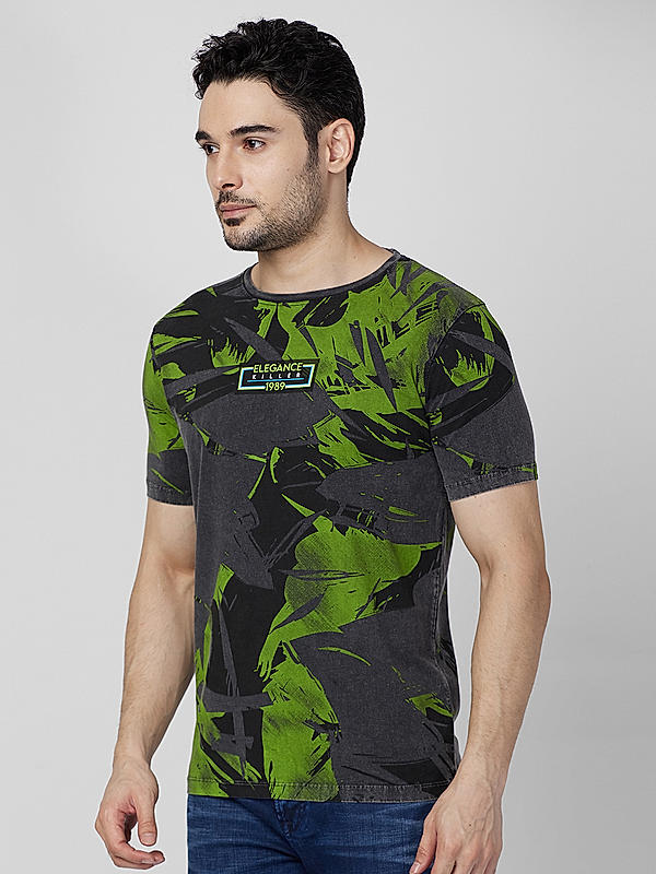 Killer Men Multicolour Regular Slim Fit T-Shirts