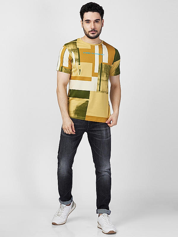 Killer Men Multicolour Regular Slim Fit T-Shirts