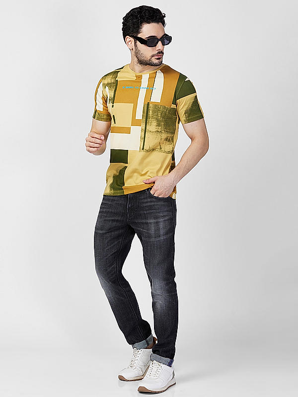 Killer Men Multicolour Regular Slim Fit T-Shirts