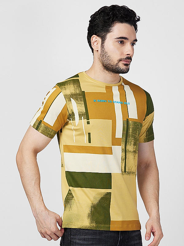 Killer Men Multicolour Regular Slim Fit T-Shirts