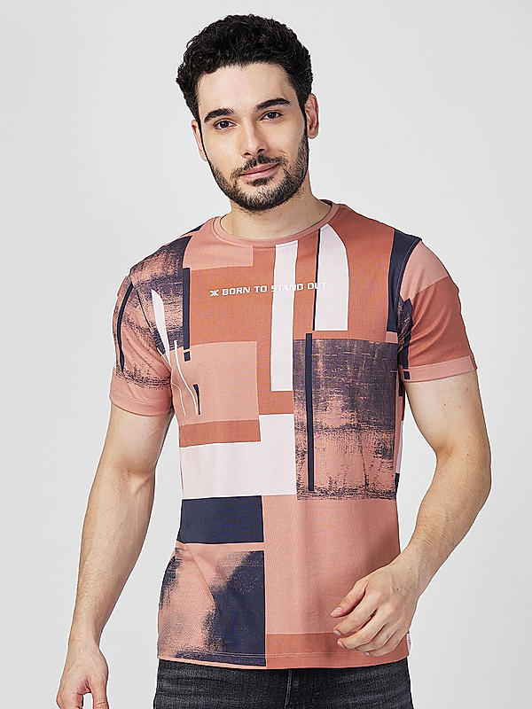 Killer Men Multicolour Regular Slim Fit T-Shirts